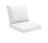 LUYSGBXR Back Cushions Set Chair Sofa Bench Patio Backrest Cushion Seat Pad Decor Garden Bay Window Swings(White 31,S45x45x5 B40x30x5cm)