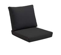 LUYSGBXR Back Cushions Set Chair Sofa Bench Patio Backrest Cushion Seat Pad Decor Garden Bay Window Swings(Black 28,S55x50x5 B55x40x5cm)