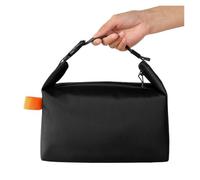 LUYSGBXR Bolsa Comida Trabajo 1pc Larger Capacity Lunch Bag Leakproof Cooler Food Containers Hand Held Bento(Black)