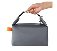LUYSGBXR Bolsa Comida Trabajo 1pc Larger Capacity Lunch Bag Leakproof Cooler Food Containers Hand Held Bento(Grey)