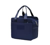 LUYSGBXR Bolsa Comida Trabajo Aluminum Foil Interior Zipper Closure Large Capacity Portable Work Tote Bag(Darkblue)