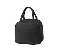 LUYSGBXR Bolsa Comida Trabajo Food Thermal Insulated Lunch Box Bags Picnic Bag Portable Storage Student(Style2 Black)