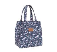 LUYSGBXR Bolsa Comida Trabajo Handbag Semi Closed Work Lunch Bag with Aluminum Foil Insulation Inside(Blue)