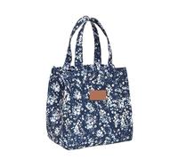 LUYSGBXR Bolsa Comida Trabajo Handbag Semi Closed Work Lunch Bag with Aluminum Foil Insulation Inside(Darkblue)