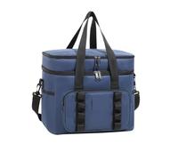 LUYSGBXR Bolsa Comida Trabajo Layers Tote Cooler Lunch Bags Large Capacity Travel Picnic Box(Dark Blue)