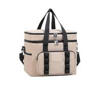 LUYSGBXR Bolsa Comida Trabajo Layers Tote Cooler Lunch Bags Large Capacity Travel Picnic Box(Khaki)