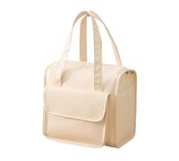 LUYSGBXR Bolsa Comida Trabajo Lunch Bag Lining Cooler Bag Office Worker Bento(Beige)