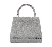 LUYSGBXR Bolso Con PedreríA Clutch de diamantes de imitación: un bolso de lujo ligero y texturizado for cenas formales. Bolso de hombro geométrico de diseñador.