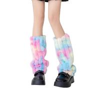 LUYSGBXR Calentadores Piernas Knitted Leg Warmers, Warm And Sweet, Featuring A Heart And Cross Design(Caise)