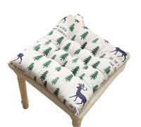 LUYSGBXR Chair Thickened Seat Cushion Stool Butt Office Four Seasons Hip Pad Breathable Soft Linen(A,50x50cm)