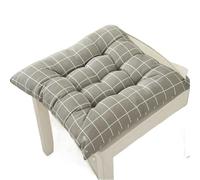 LUYSGBXR Chair Thickened Seat Cushion Stool Butt Office Four Seasons Hip Pad Breathable Soft Linen(Color5,30x30cm)