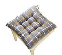 LUYSGBXR Chair Thickened Seat Cushion Stool Butt Office Four Seasons Hip Pad Breathable Soft Linen(Color-14,40x40cm)
