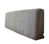 LUYSGBXR Dustproof Headboard Cover All-Inclusive Slipcover Bed Head Universal For Home Bedroom Decor(Dark Grey,L120cm H50-60cm)
