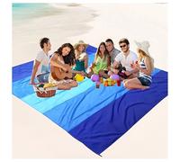 LUYSGBXR Esterilla Playa Manta de Playa Impermeable de Secado rápido y Resistente a la Arena for picnics y acampadas al Aire Libre.(83in x 79in)