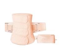 LUYSGBXR Fajas Reductoras Mujer Faja Moldeadora de Cintura, Faja Cuerpo, cinturón abdominoplastia for Mujer, Banda elástica Contorno, Abdominal posparto(Beige Set,XL)