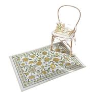 LUYSGBXR Floral Runners For Hallways,Washable Black Kitchen Runner Rug Non-Slip Rubber Backing, Ultra-Thin Soft Patterned Indoor(Q-2508266805,180x260CM)