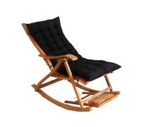 LUYSGBXR Four Seasons Thick Bench Cushion Rocker Chair Solid Color Soft Thicken Outdoor Garden Reclining Cushions(Color 2,53x53cm)
