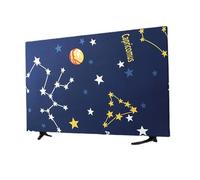 LUYSGBXR Funda Tv Exterior Cubierta a prueba de polvo for capó de TV, toalla de 43 pulgadas, 55 pulgadas, 50 pulgadas, 65 pulgadas, cubierta universal for TV colgante for el hogar(Color1,50 Inches)