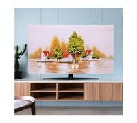 LUYSGBXR Funda Tv Exterior Cubierta for TV, cubierta antipolvo, tela de 32-70 pulgadas, for colgar en el hogar, escritorio, TV curva, Universal(14,75inch 170x100cm)
