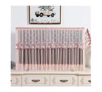 LUYSGBXR Funda Tv Exterior Cubiertas de TV con encaje colgante, polvo Vertical, superficie curva plana, protección de Monitor, decoración moderna for sala de estar(3,80x50cm)