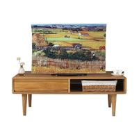 LUYSGBXR Funda Tv Exterior Protector de pantalla Reador Shade, cubierta antipolvo gruesa y elástica, cubierta de TV Simple LCD impresa for interiores y exteriores(04,55Inch)