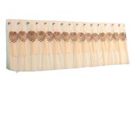 LUYSGBXR Lace Jacquard Headboard Cover Easy To Clean All-Season Comforter Bedside For Bedroom(Gold,220cmX60cm)