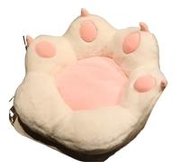 LUYSGBXR Nice Cat Paw Pillow Soft Seat Cushion Chair Stuffed Sofa Indoor Floor Home Decor(White,40x40cm)