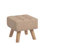 LUYSGBXR Reposapies Salon Reposapiés Moderno de Tela con Patas de Madera de Caucho