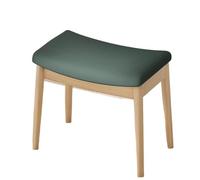 LUYSGBXR Reposapies Salon Reposapiés, Taburete de tocador con cojín de Silla de Montar, otomana cóncava Moderna con Asiento tapizado for Entrada, Dormitorio, Patio, Sala de Estar.(Green)