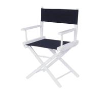 LUYSGBXR Sillas De Director PortáTiles Silla De Director Versátil De Madera Maciza, Taburete Alto Plegable De Lona, Silla De Oficina Multiusos, Silla De Maquillaje, Asiento Portátil Y Cómodo(Color02)