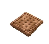 LUYSGBXR Sitting Biscuit Cushion Soft Shape Decorative Pillow Sofa Chair Car Seat Pad Outdoor Cookie Tatami Back(45cmcoffee)