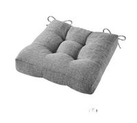 LUYSGBXR Square Seat Cushions with Straps Linen Windowsills Bench Chair Seats Patio Pads Bay Window Mats For Garden Home(Light Grey 7,30x35x6cm)