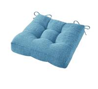 LUYSGBXR Square Seat Cushions with Straps Linen Windowsills Bench Chair Seats Patio Pads Bay Window Mats For Garden Home(A 26,50x45x6cm)