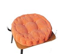 LUYSGBXR Thickened Corn Kernel-Shaped Futon Cushion Tatami Office Chair Round Sofa(Orange-Round,50x50cm)
