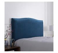 LUYSGBXR Velvet Solid Color Headboard Elastic Bed Head Cover BedHead All-Inclusive Dust Back Wrapped Protection(Color 05,1.8 Meter)