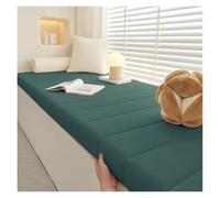 LUYSGBXR Velvet Waterproof Long Bench Cushions Mattress Bay Window Pads Chair Seat Decorative Garden(Dark Green 9,90x30x4cm)