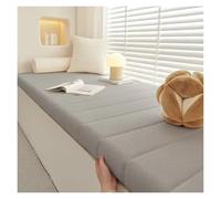 LUYSGBXR Velvet Waterproof Long Bench Cushions Mattress Bay Window Pads Chair Seat Decorative Garden(Grey 20,170x35x4cm)