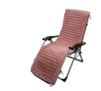 LUYSGBXR Winter Soft Plush Lounge Chair Cushion Anti Slip Thickened Folding Lazy Mat Home Garden Office Nap Rocking Chairs Pad(Pink,50x130cm 1pcs)
