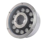 LuysmengEU Underwater Pond Light Swimming Pool Lamp IP68 Waterproof Low Voltage 12/24V Ring Fountain Light for Garden Park Waterfall Landscape Lamp(White,9W-12V)