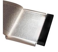 Luyuttn Lámpara de Lectura, Luz Plana para Libros, LED Luz de Lectura de Iluminación de Panel Plano, para Lectores Noche, E-Reader, Tablet, Estudio, Cama, Libro, Viaje