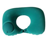 LUYYBDBG Almohada de Viaje Almohadas para Aviones, Inflable Súper Ligera Y Portátil El Cuello, Automática Las Vértebras Cervicales En Forma U, 1 Ud -Verde
