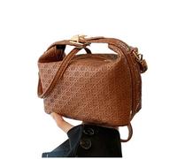 LUYYBDBG Bolsos de Mujer Bolso Textura Nicho, Tejido para Mujer, Cruzado Hombro Versátil Moda Mujer-marrón