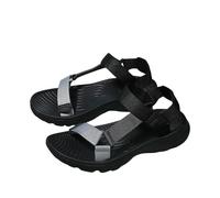 LUYYBDBG Chancletas Sandalias con Cinturón Tejido para Hombre, Ropa De Conducción Vietnamita Hueca Estudiantes-Negro Gris-46