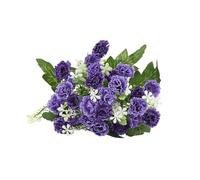 LUYYBDBG Flores Artificiales Flor De Jabón Imitación, Ramo Único, Clavel, Conjunto Rosas para Boda, Jabón, Seco Inmortal-Azul