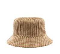 LUYYBDBG Gorra de béisbol Gorro Pescador Pana Retro Color Sólido Otoño E Invierno Personalizado para Mujer, Deportes Al Aire Libre, Viajes, Lavabo Cálido Y Resistente Frío-Caqui