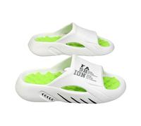 LUYYBDBG Zapatillas de casa Verano Hombres Carta Impresión Lados Sandalias Interior Al Aire Libre Playa Zapatos Casuales Slides Suela Suave Flip-Flops Hombres-1-42-43