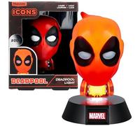 Luz 3D Deadpool - Producto oficial Disney Marvel, luz para oficina, sala de juegos, dormitorio, regalo para fans de Marvel