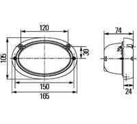 Faro de trabajo HELLA 1GA 996 161-101