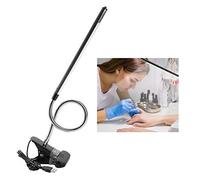 Luz Ajustable Del Escritorio De La Lámpara De Mesa Del Clip Del USB LED Para El Tatuaje/La Manicura/El Maquillaje Negro