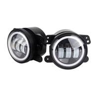 Luz Antiniebla Coche Compatible con Jeep para Wrangler 2007 2008 2009 2010 2011 2012 2013 2014 2015 2016 2017 Luces Antiniebla De Paso Lámpara De Señal De Giro Blanca